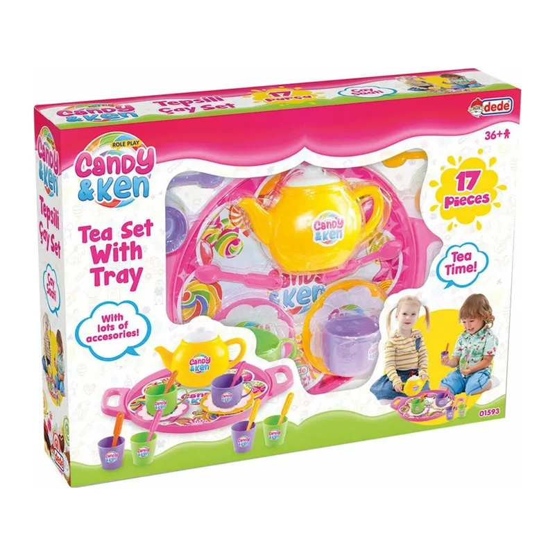 01593 CANDY TEPSİLİ SET - 1 Adet