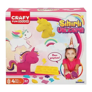 2090 Crafy Sihirli Unicorn Oyun Hamuru Seti -Sunman - 1 Adet