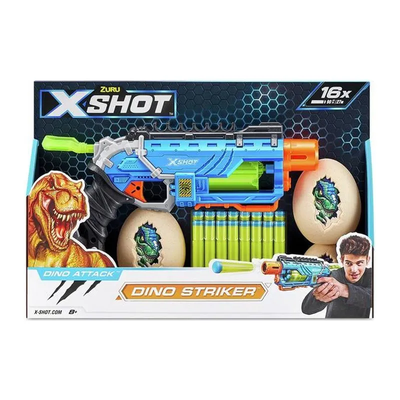 4860 X Shot Sünger Atan Dino Attack Striker -Sunman - 1 Adet