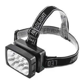12 Ledli Şarjlı Kafa Lambası Power Ledli Kafa Feneri Tepe Lambası