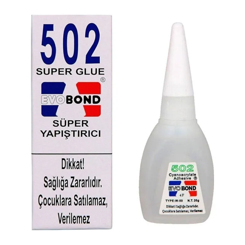 EvoBond 502 Jn Yapıştırıcısı Süper Glue 20 Gr