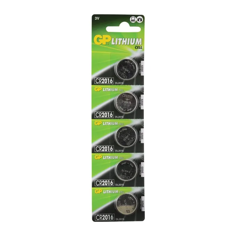 GP CR2016 Lityum Pil 5 li Paket