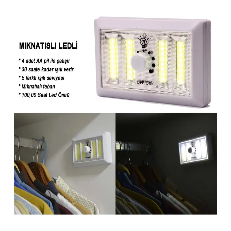 Dli Işık Seviyesi Ayarlanabilir Ledli Lamba Wt-383