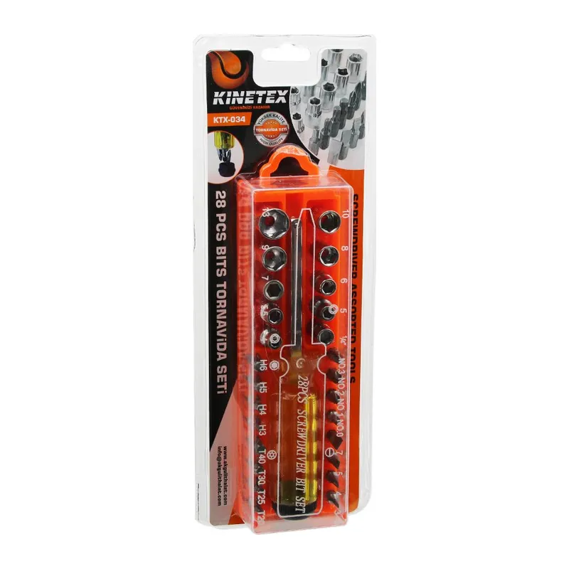 28 PCS - ÇIKAR TAK TORNİDA BİTS SETİ