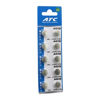 ATC LİNE BUTTON BATTERY (AG13) (LR-44/A76) (DÜĞME PİL) (LİN) (1.5V) (10LU KART)*400