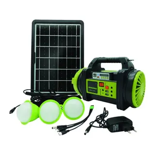Wıson WS-5683 Şarjlı 30w Solar Şarjlı Ev Aydınlatma Seti Ra Ve Fan Powe