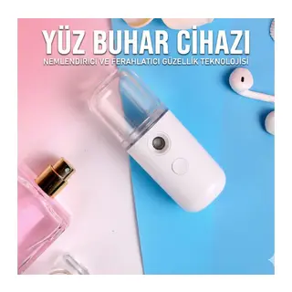 Şarjlı Mini Yüz Nemlendirici Dezenfektan Mist Sprayer