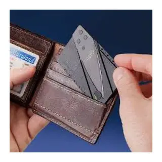 Kredi Kartı Şeklinde Bıçak