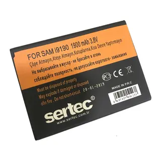 SERTEC - GALAXY S4 MINI i9190 / J1 2016 Uyumlu Bat