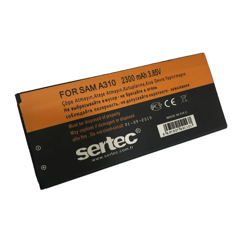 SERTEC - GALAXY A310 - A3 2016 Uyumlu Bat