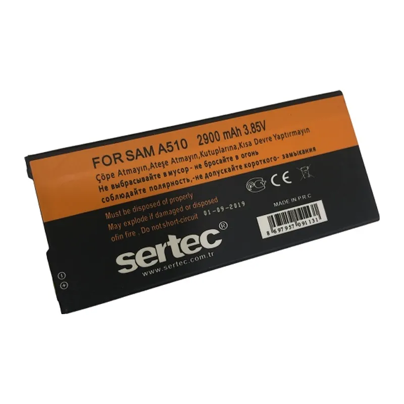 SERTEC - GALAXY A510 - A5 2016 Uyumlu Bat