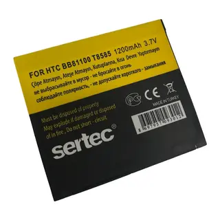 SERTEC - HTC T8585 Hd 2 Leo 100 / BB81100 Uyumlu Bat
