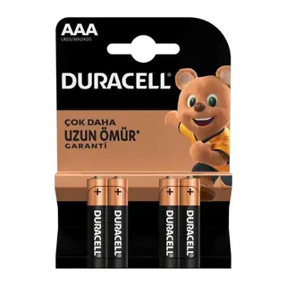 LR03/MN2400 lin AAA İnce m Pil 4'lü Paket