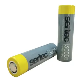 Sertec 18650 3.7V 3000 Mah 10C Li-Ion Şarjlı Pil