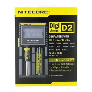 Nitecore D2 Digi Charger Li-ion / NI-CD / NI-MH / LifePO4 Dijital Pil Şarj