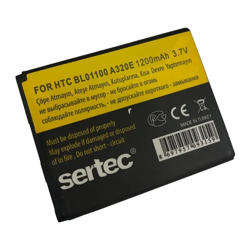 SERTEC - HTC A320E / Desire C / BA-S850 Uyumlu Bat