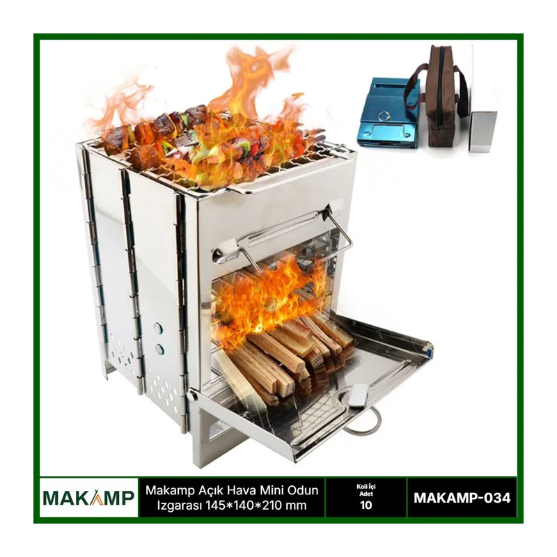 Makamp Açık Ha Mini Odun Izgarası 034