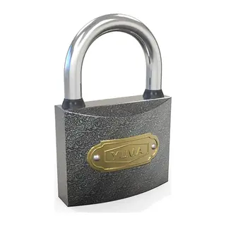Yuma Gri Döküm Kısa Asma Kilit 50mm