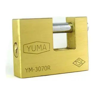 Yuma Kayar Milli Pirinç Asma Kilit 68 mm - Yeni Tip