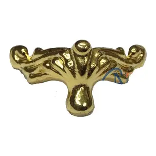 Köşe Etekli Sandık Ayağı, Kutu Ayak 1,5 cm - Sarı