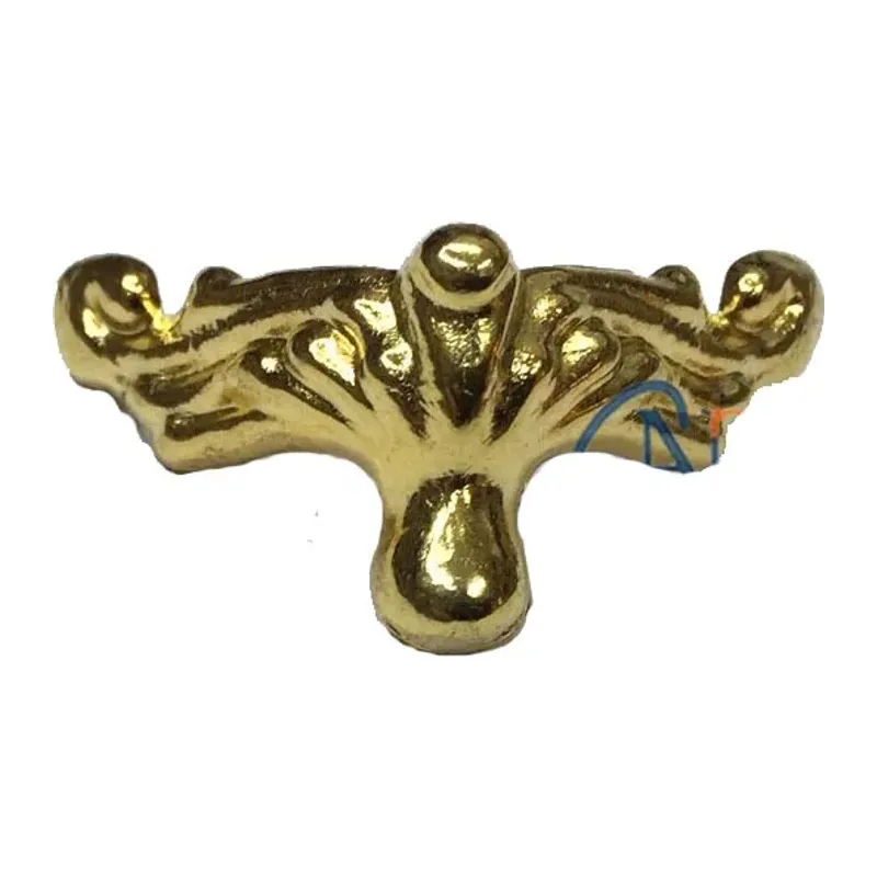 Köşe Etekli Sandık Ayağı, Kutu Ayak 1,5 cm - Sarı