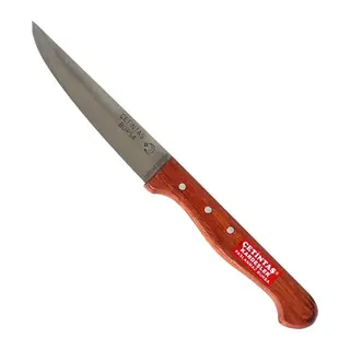 Çetintaş Paslanmaz Bursa Sebze Bıçağı 12 cm, Ahşap Sap