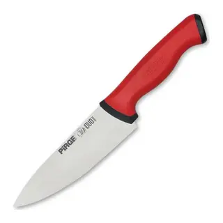 Pirge 34159 Duo Şef Bıçağı 16 cm - Kırmızı Kaymaz Sap