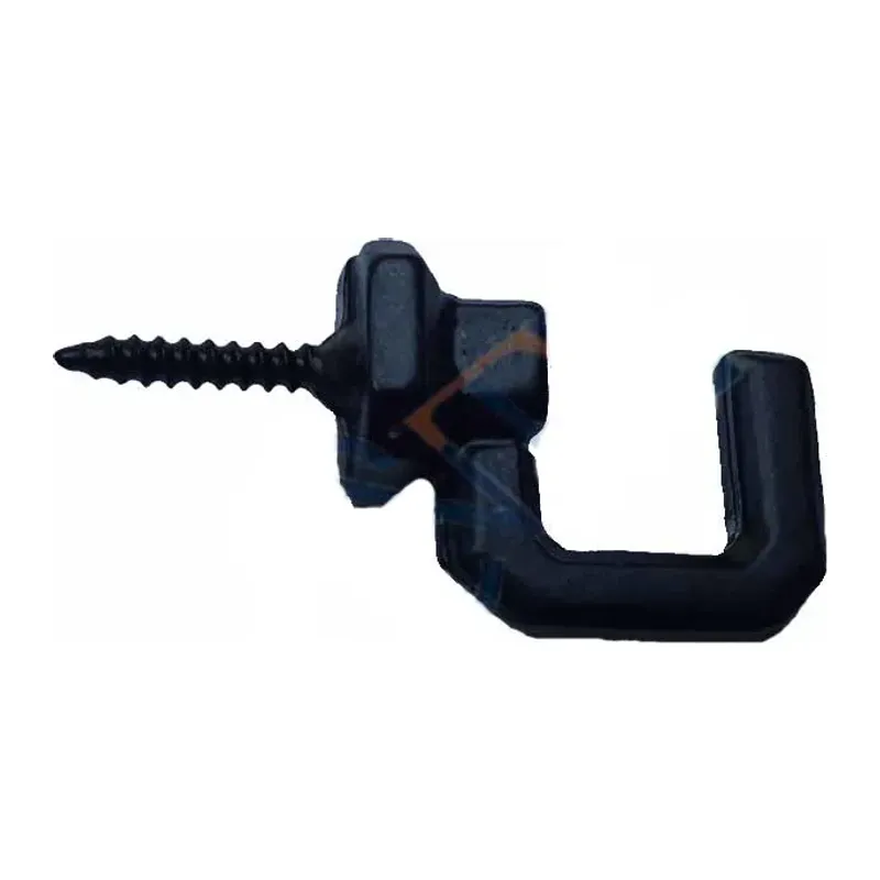 Vidalı, Askı Büyük - 15x23mm, Siyah - 100 Adet