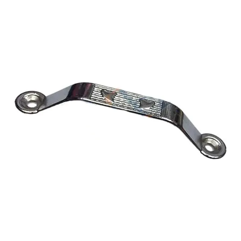 Dekoratif Zamak Kulp Dıştan - 64mm, Nikel, 1 Adet