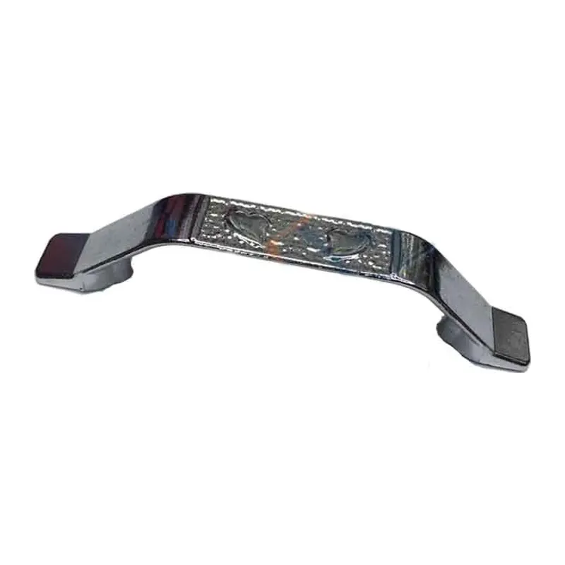 Dekoratif Zamak Kulp İçten - 64mm, Nikel, 100 Adet