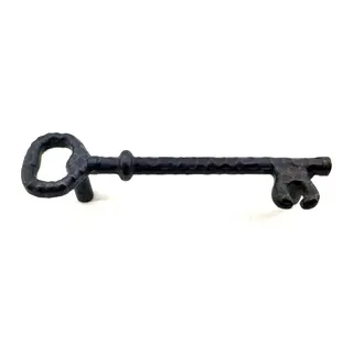 Antika Tarz Dekoratif Pirinç Şeklinde Kapı Çekme Kolu, Mobilya, Sandık, Kutu Kulbu - 128mm, Oksit