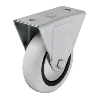 Hts 355 - 75x25 mm PVC Makaralı Sabit Teker 4 Adet