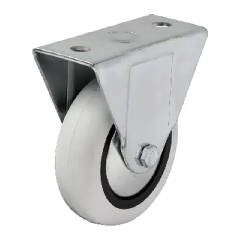 Hts 355 - 75x25 mm PVC Makaralı Sabit Teker 4 Adet