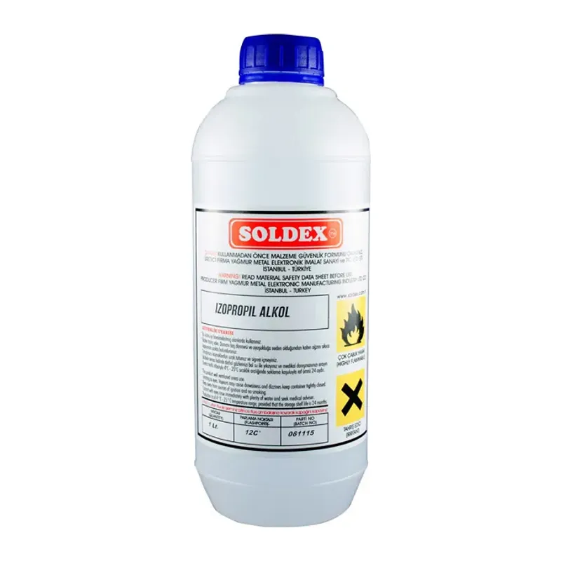 Soldex İzopropil Alkol 1 Lt - %99,9 Saf İPA
