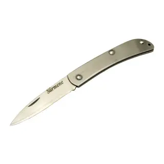 Metal Yerli Akarsu 15,5 cm Kamp / Outdoor Çakı - Yarı Otomatik
