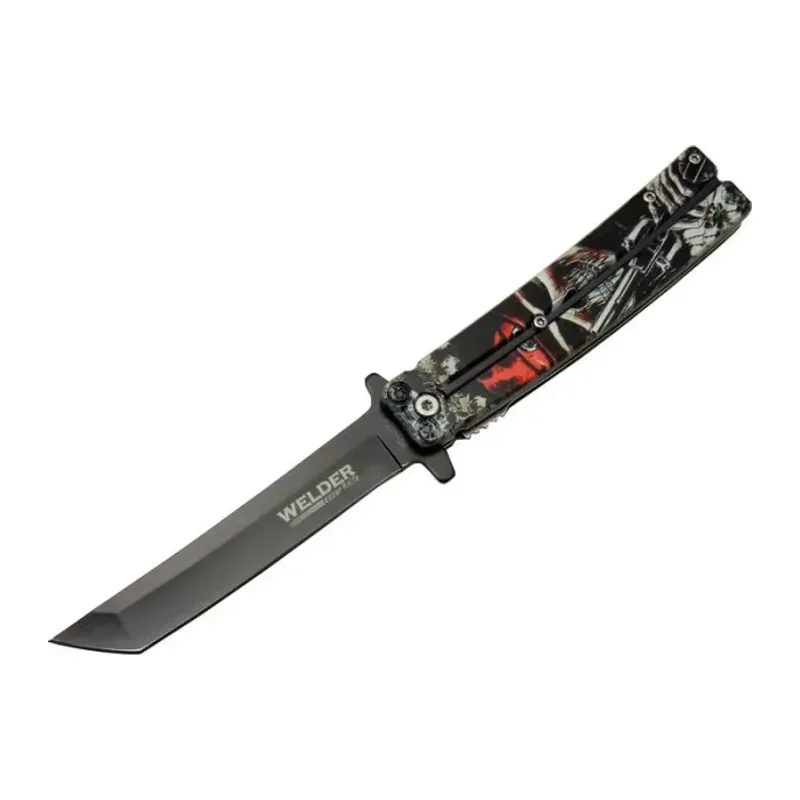 Welder Kelebek Çakı Tanto 22,5 cm, Kemerlikli