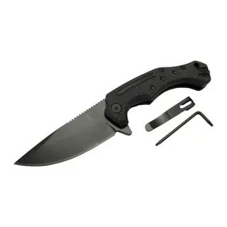 Zero Error 7-12 Black Çakı 22 cm Manuel, Kemerlikli
