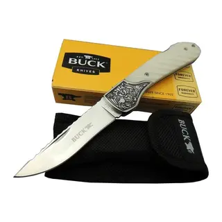 Buck Knives BK-014WY Kamp Çakı 20 cm - Kılıflı, Kutulu