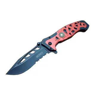 Lanmark MX50 Testereli Outdoor Çakı 21 cm - Otomatik, Kemerlikli
