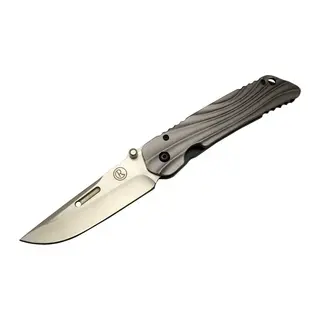 Lanmark Umnumzaan T 50 Gri Kamp Çakı 22,5cm - Manuel, Kemerlikli, Oluklu