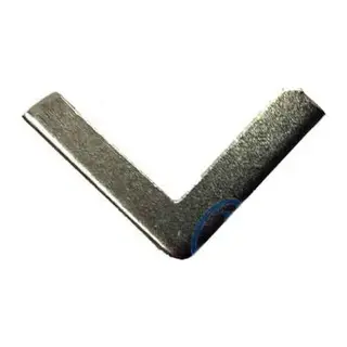 , Kapak, Menü, Albüm Köşesi, Orta - 18x32mm, Nikel, 20 Adet