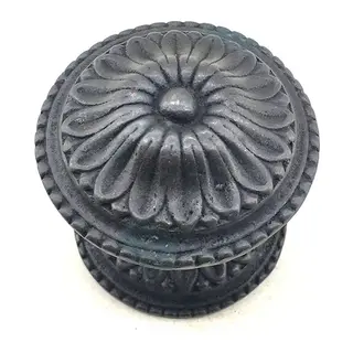 Antika Tarz Dekoratif Pirinç Kapı Babası - 73mm, Oksit