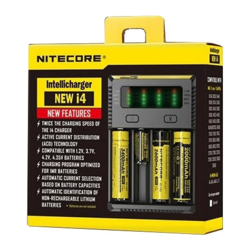 Nitecore New İ4 İntelli Charger Li-ion / NI-CD / NI-MH Pil Şarj