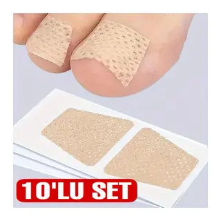 KOLAY UYGULANABİLİR AYAK TIRNAĞI ONARIM YAMASI (10"LU SET)