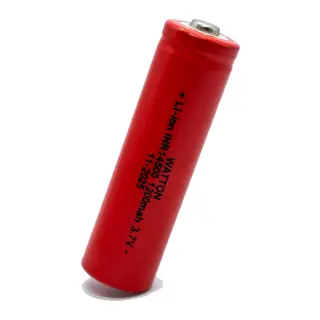 WT-14500 1200mAh 3.7V Li-ion Şarj Edilebilir Pil - Kırmızı