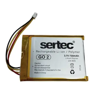 Sertec Go 2 uyumlu 3.7v 730 mah Soketli Bat