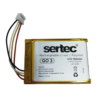 Sertec Go 3 uyumlu 3.7v 750 mah Soketli Bat