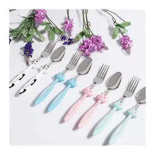 Bebek Çatal Kaşık Seti - 18 cm