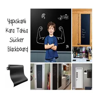 Yapışkanlı Kara Tahta-Yazı Tahtası: Blackboard