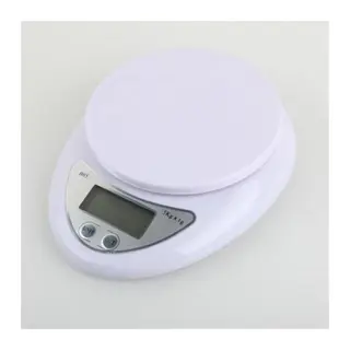 Hazneli Lcd Ekran Hassas Ölçüm Sensörlü 5 Kg Kapasite Dijital Terazisi Tartısı